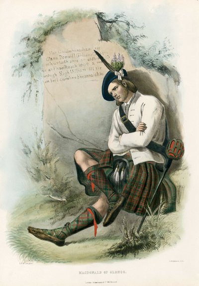 Macdonald of Glenco, from The Clans of the Scottish Highlands by Robert Ronald McIan
